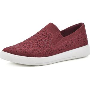White Mountain Womens Unit(Burgundy/Fabric)