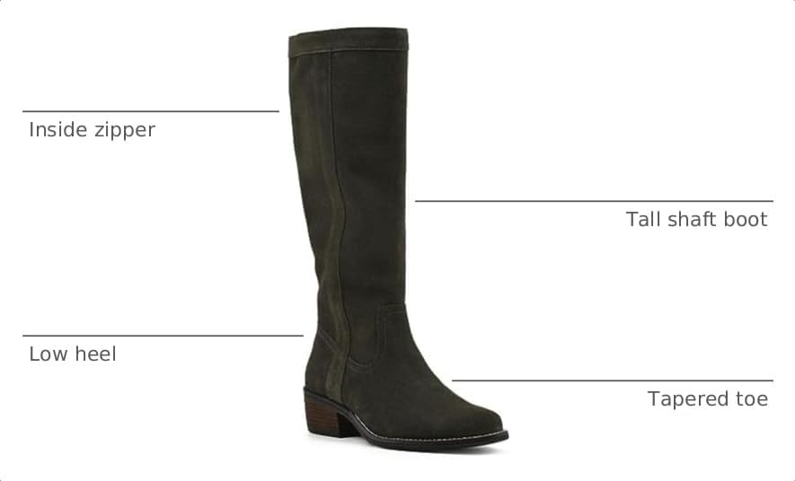 image:imageWHITE MOUNTAIN Womens Altitude Western Tall BootArmySuede