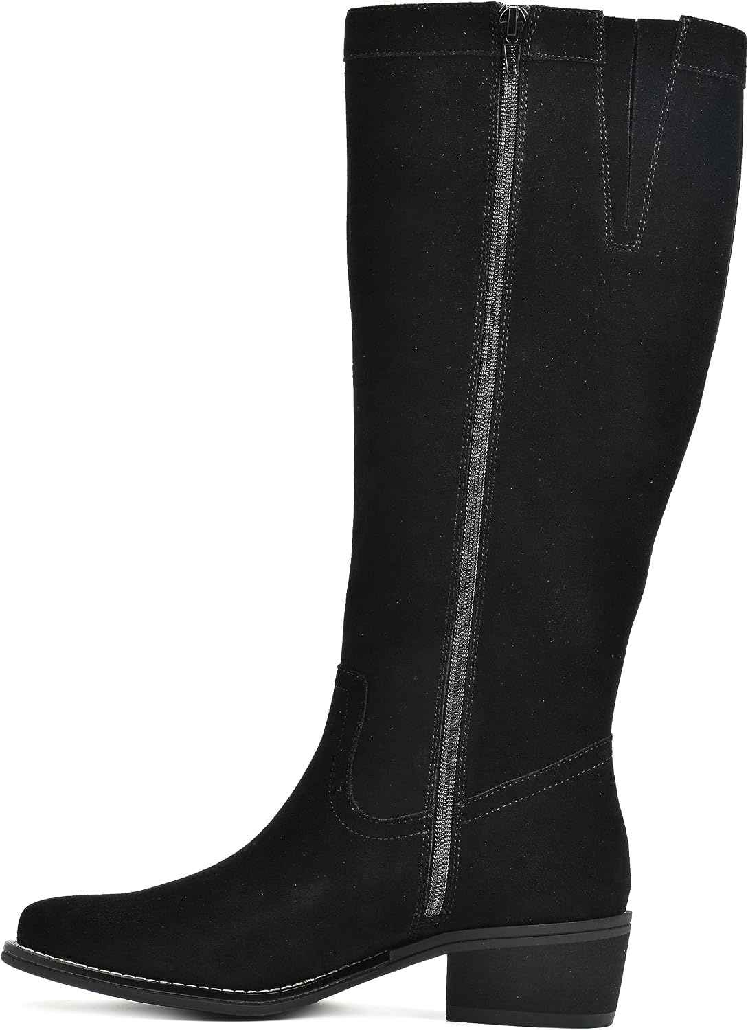 image:imageWHITE MOUNTAIN Womens Altitude Western Tall BootBlackSuede