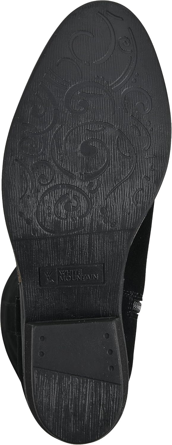 image:imageWHITE MOUNTAIN Womens Altitude Western Tall BootBlackSuede