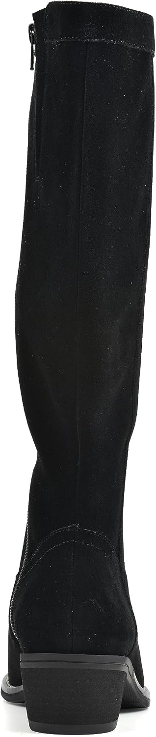 image:imageWHITE MOUNTAIN Womens Altitude Western Tall BootBlackSuede