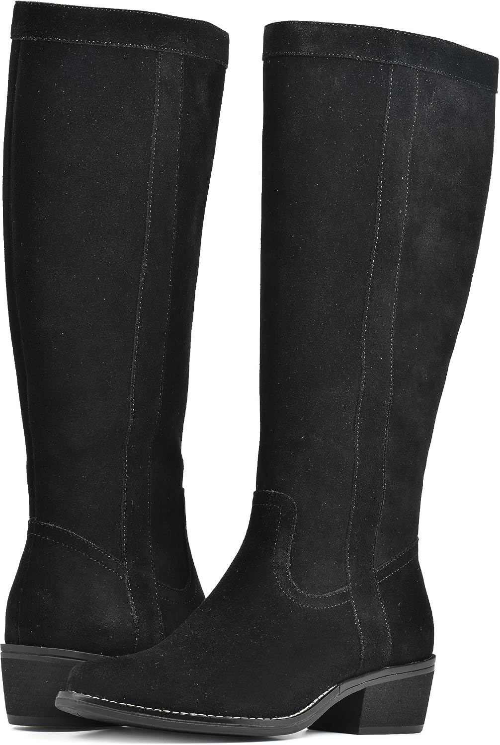 image:imageWHITE MOUNTAIN Womens Altitude Western Tall BootBlackSuede