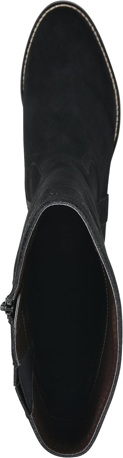 image:imageWHITE MOUNTAIN Womens Altitude Western Tall BootBlackSuede