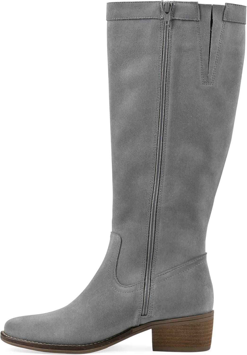 image:imageWHITE MOUNTAIN Womens Altitude Western Tall BootBlue Raspberry Suede