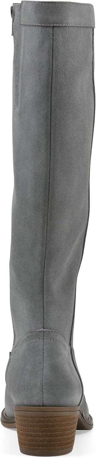 image:imageWHITE MOUNTAIN Womens Altitude Western Tall BootBlue Raspberry Suede