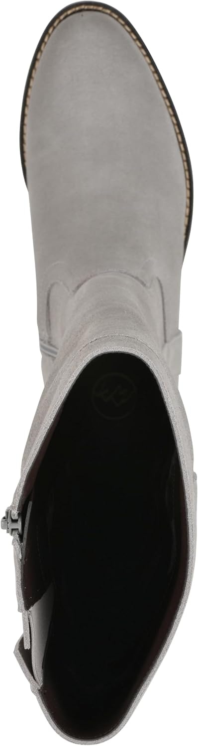 image:imageWHITE MOUNTAIN Womens Altitude Western Tall BootLight Grey Suede
