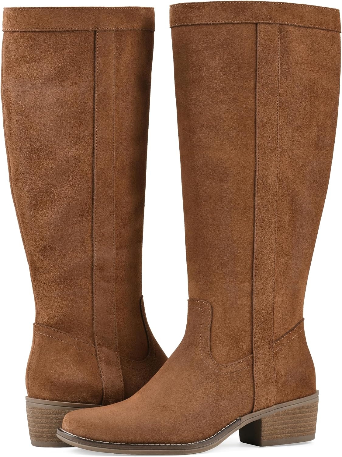 image:imageWHITE MOUNTAIN Womens Altitude Western Tall BootPecan Suede