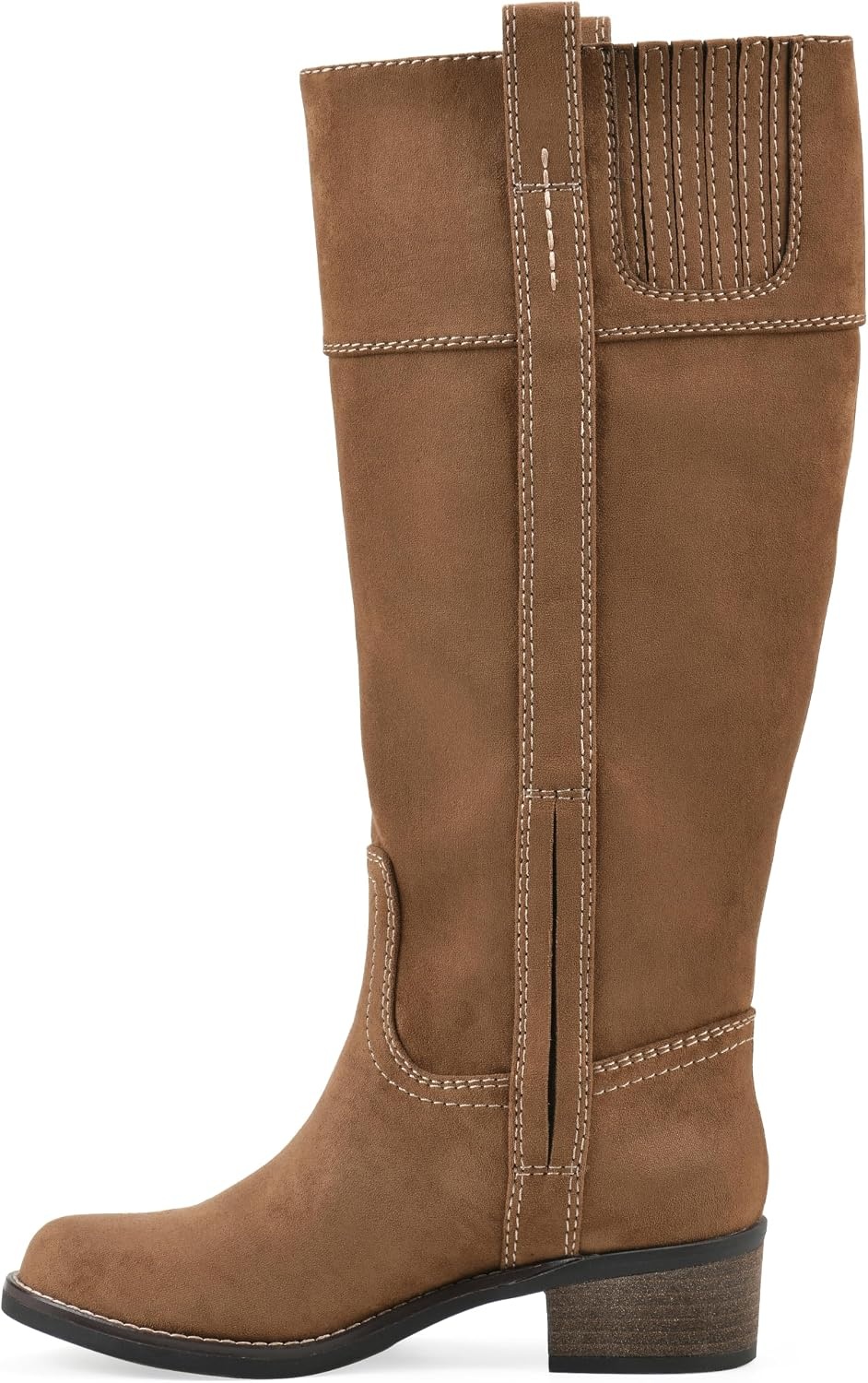 image:imageWHITE MOUNTAIN Womens Merrier Western Tall BootMocha Fabric