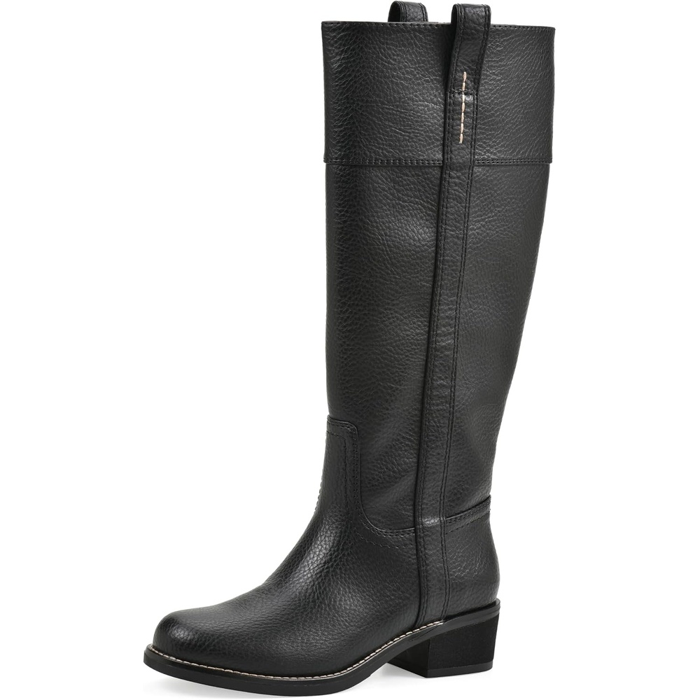 image:imageWHITE MOUNTAIN Womens Merrier Western Tall BootBlack Smooth