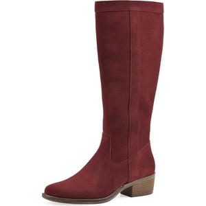 WHITE MOUNTAIN Women’s Altitude Western Tall Boot(Burgundy Suede)