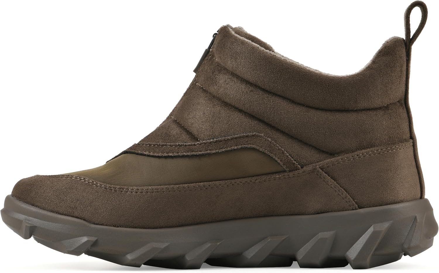 image:imageWHITE MOUNTAIN Womens Keaton Winter Sneaker BootieArmy Fabric