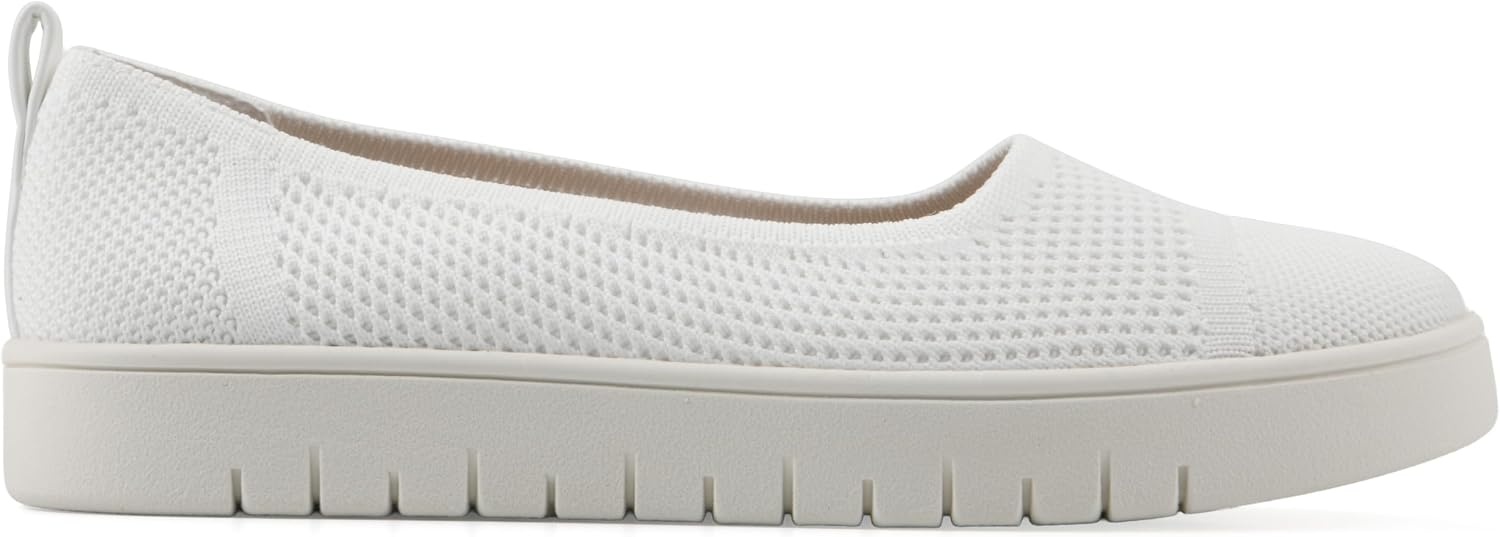 image:imageWhite Mountain Fom Recovery Womens Naveen Cushioned Fly Knit SlipOn FlatWhite Fabric