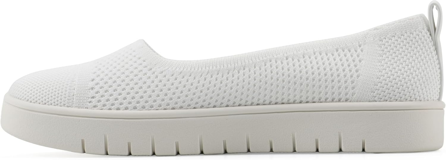 image:imageWhite Mountain Fom Recovery Womens Naveen Cushioned Fly Knit SlipOn FlatWhite Fabric