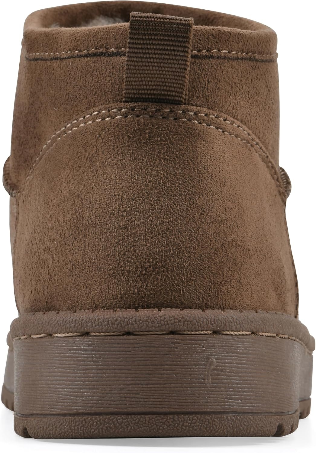 image:imageWHITE MOUNTAIN KIDS Girls Inspo Faux Fur Ankle BootieDark Chocolate Fabric