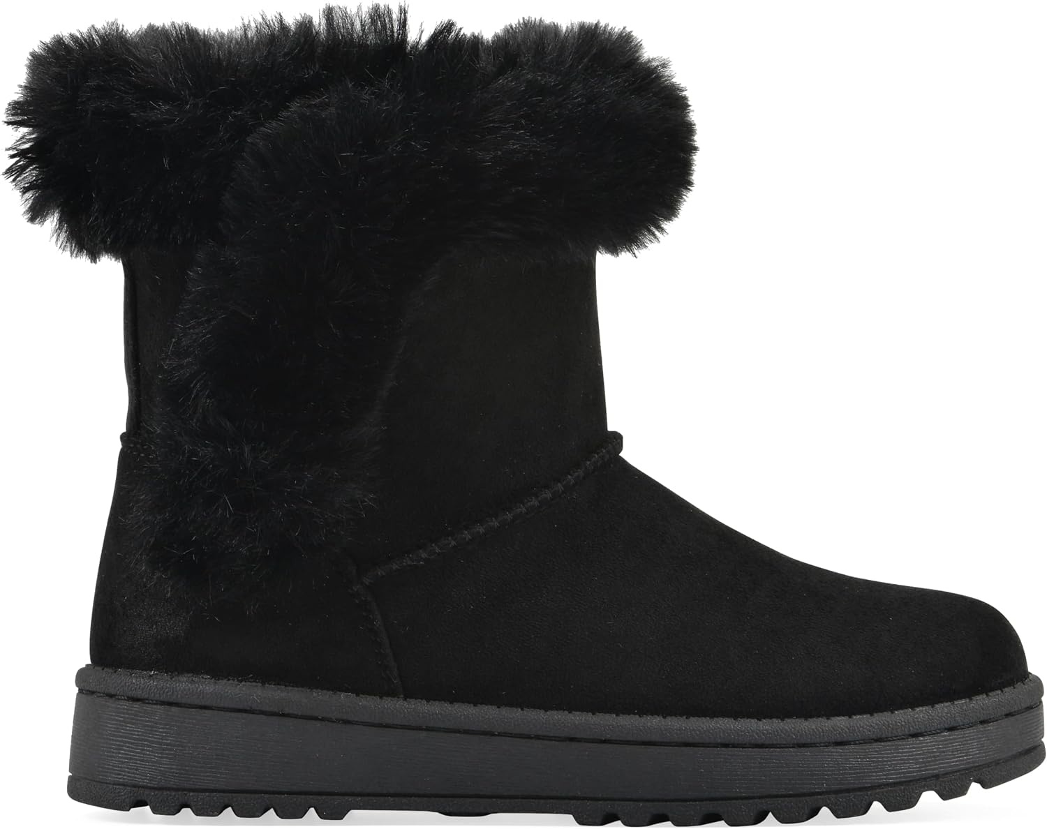 image:imageWHITE MOUNTAIN Kids Girls Incher Faux Fur BootBlackFabric