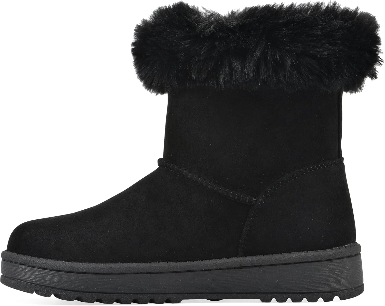 image:imageWHITE MOUNTAIN Kids Girls Incher Faux Fur BootBlackFabric