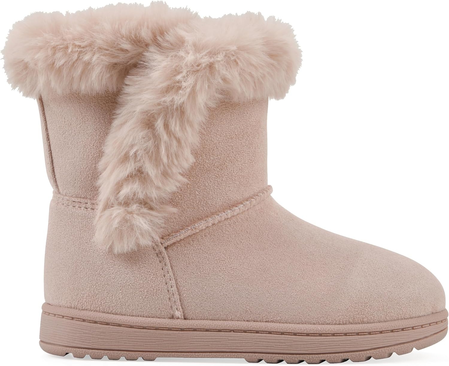 image:imageWHITE MOUNTAIN Kids Girls Incher Faux Fur BootBlush Fabric