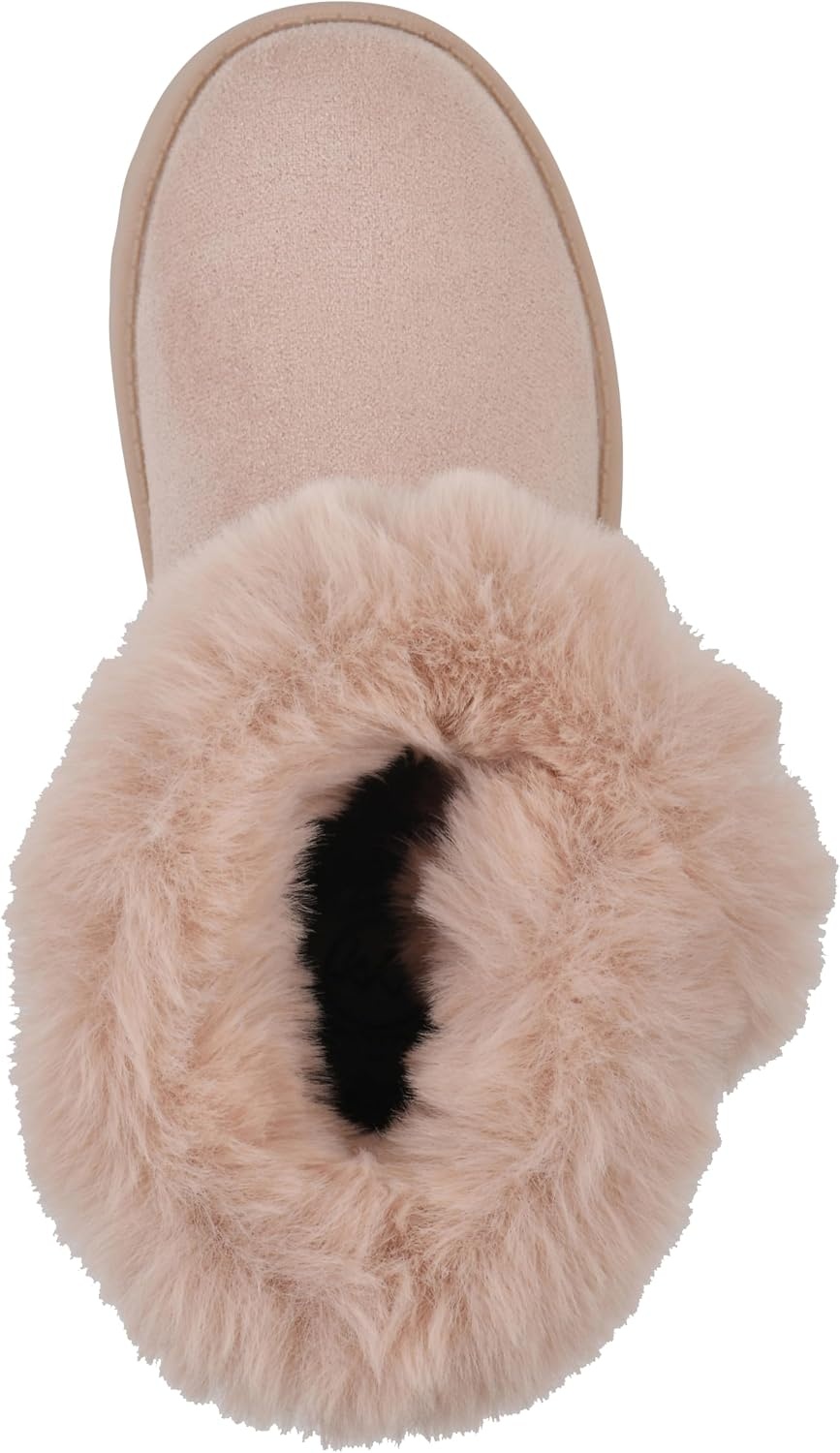 image:imageWHITE MOUNTAIN Kids Girls Incher Faux Fur BootBlushFabric