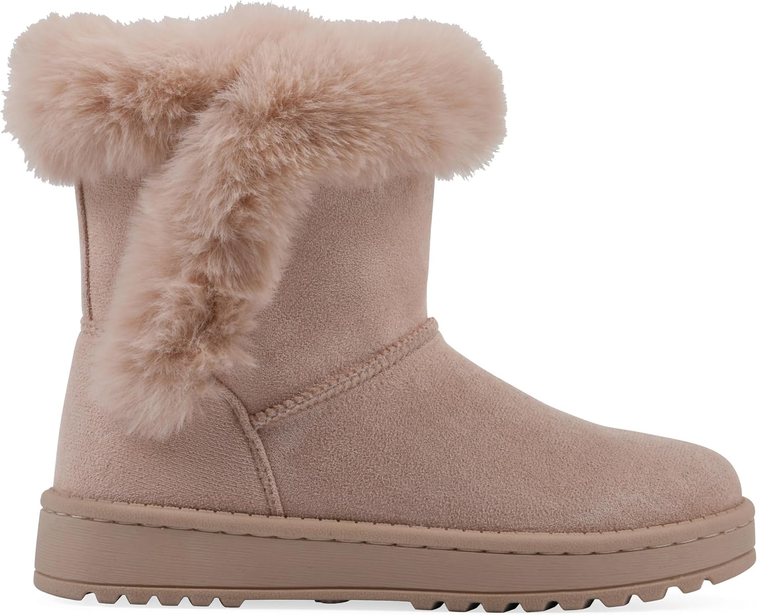 image:imageWHITE MOUNTAIN Kids Girls Incher Faux Fur BootBlushFabric