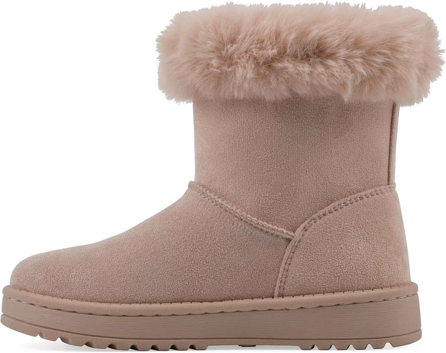 image:imageWHITE MOUNTAIN Kids Girls Incher Faux Fur BootBlushFabric