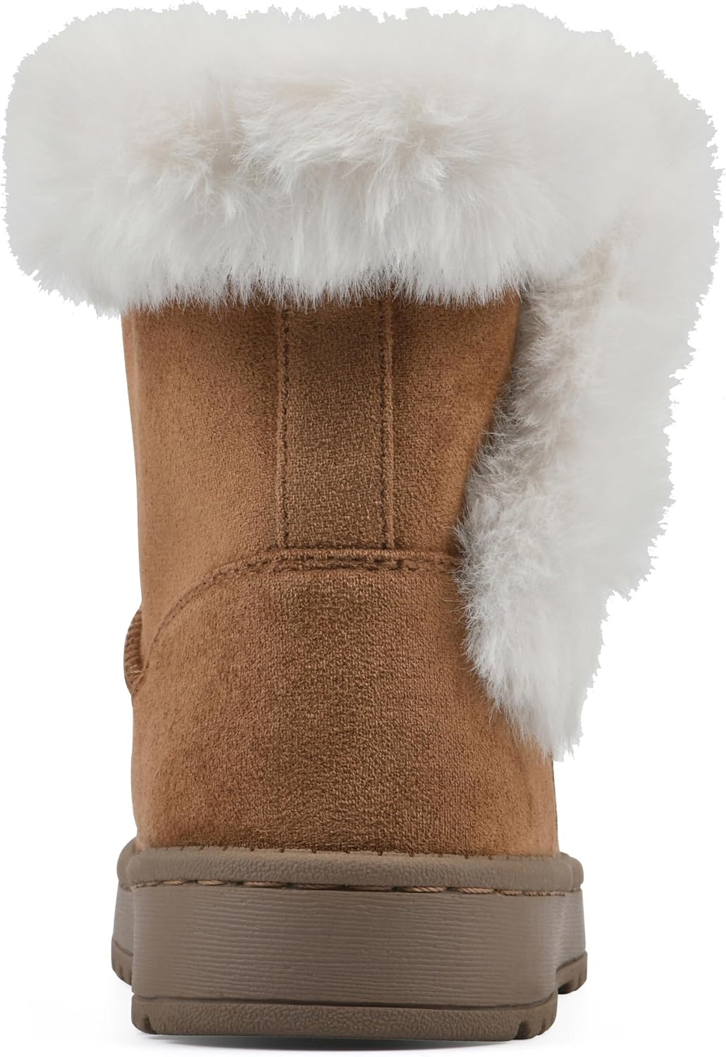 image:imageWHITE MOUNTAIN Kids Girls Incher Faux Fur BootChestnutFabric