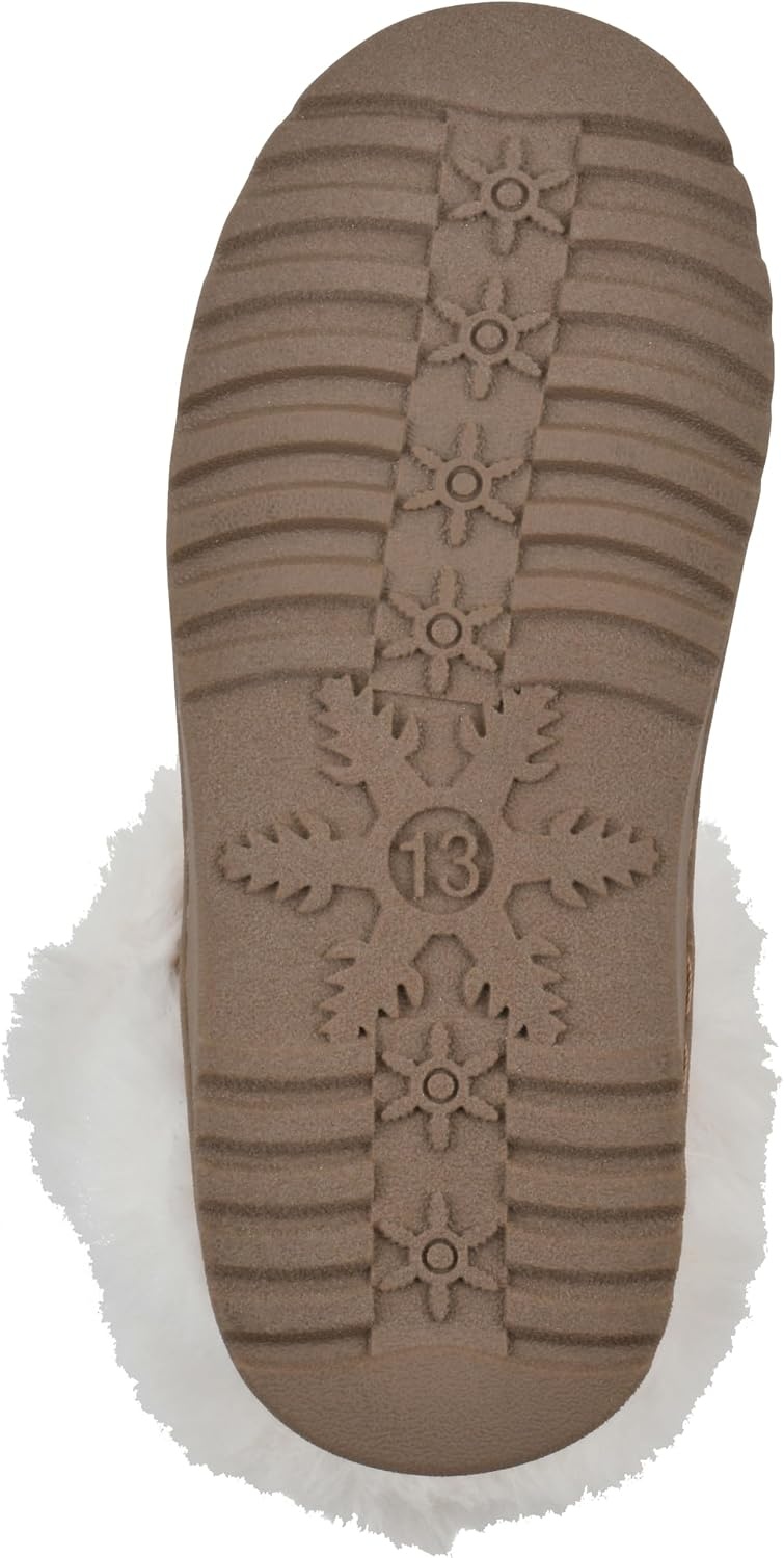 image:imageWHITE MOUNTAIN Kids Girls Incher Faux Fur BootChestnutFabric