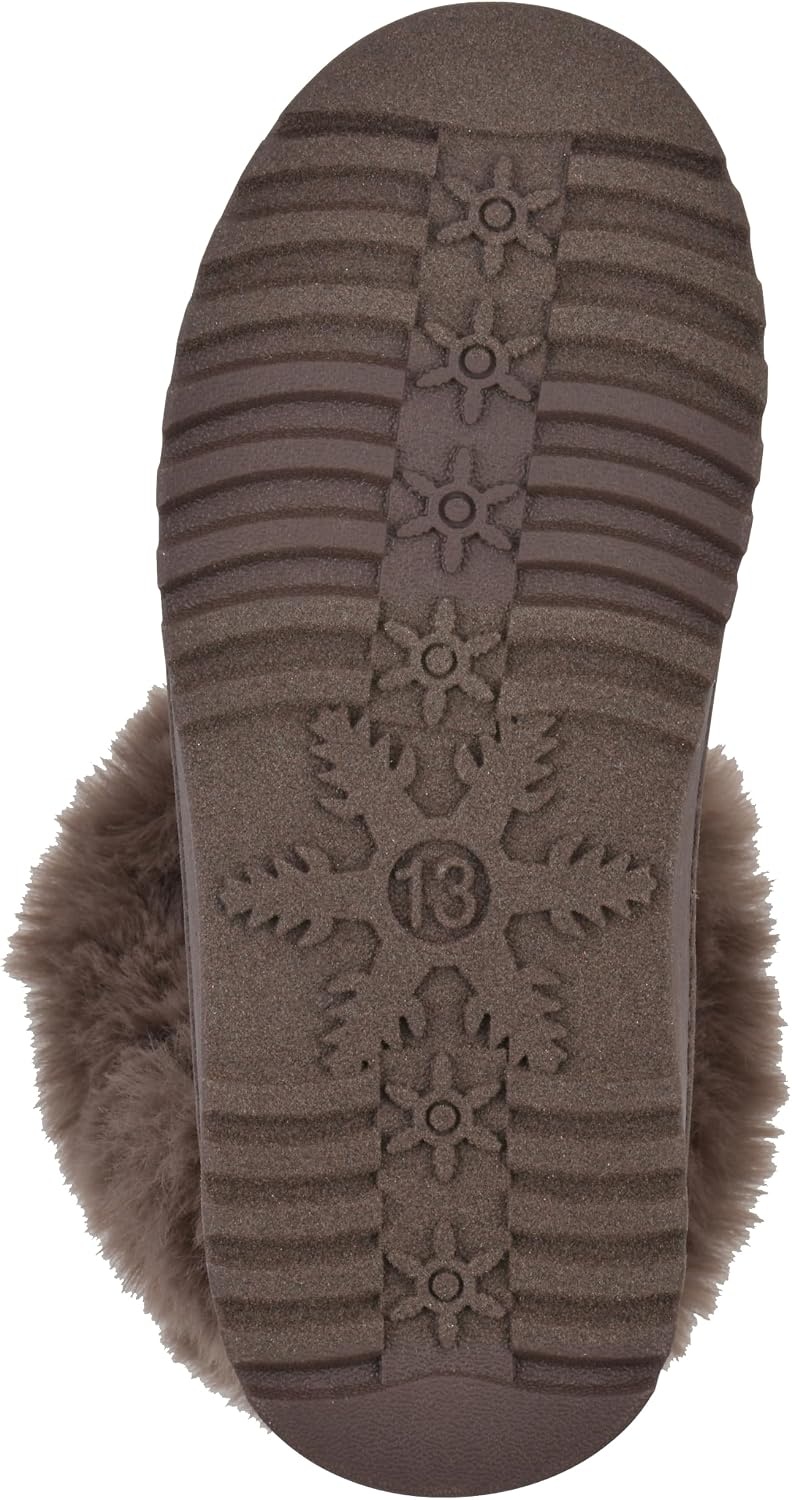 image:imageWHITE MOUNTAIN Kids Girls Incher Faux Fur BootMocha Fabric