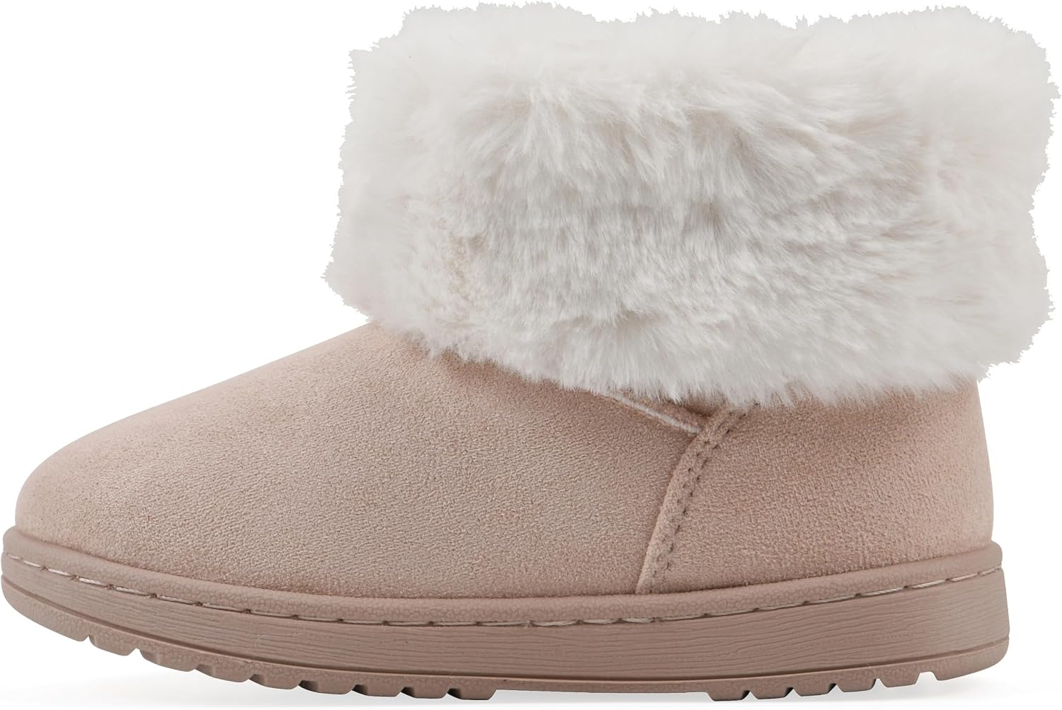 image:imageWHITE MOUNTAIN Kids Girls Inez Faux Fur BootBlush Natural