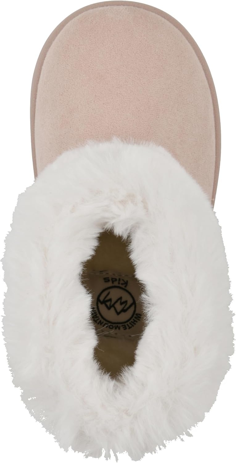 image:imageWHITE MOUNTAIN Kids Girls Inez Faux Fur BootBlush Natural