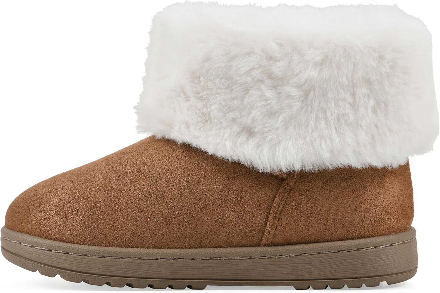 image:imageWHITE MOUNTAIN Kids Girls Inez Faux Fur BootChestnut Natural