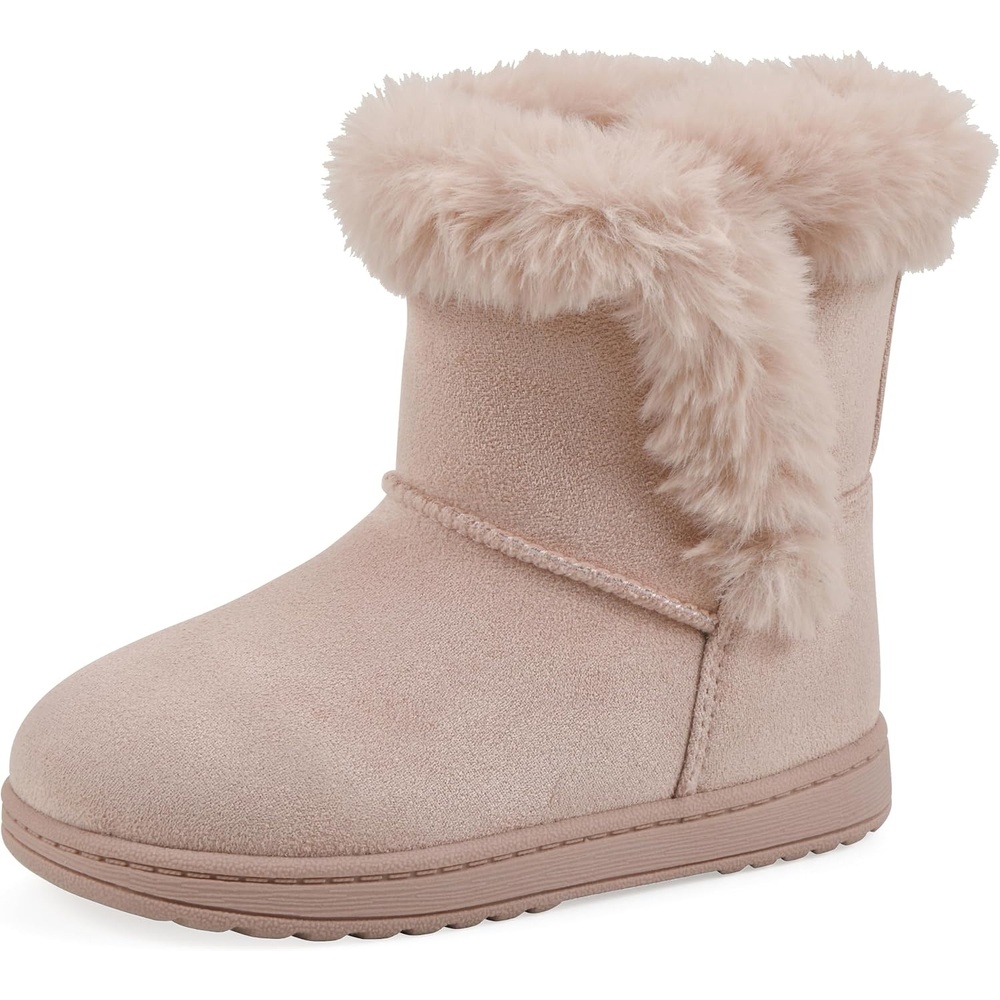 image:imageWHITE MOUNTAIN Kids Girls Incher Faux Fur BootBlush Fabric