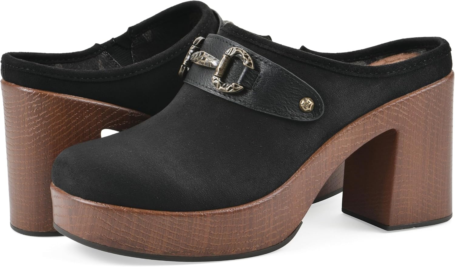 image:imageWHITE MOUNTAIN Womens Barleys Platform ClogBlack Multi