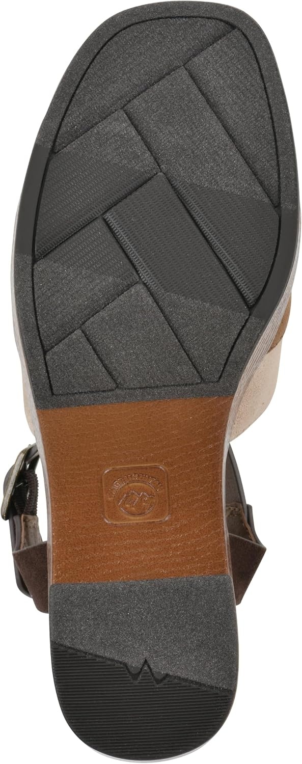 image:imageWHITE MOUNTAIN Womens Barrette Platform SandalBrown Multi Fabric