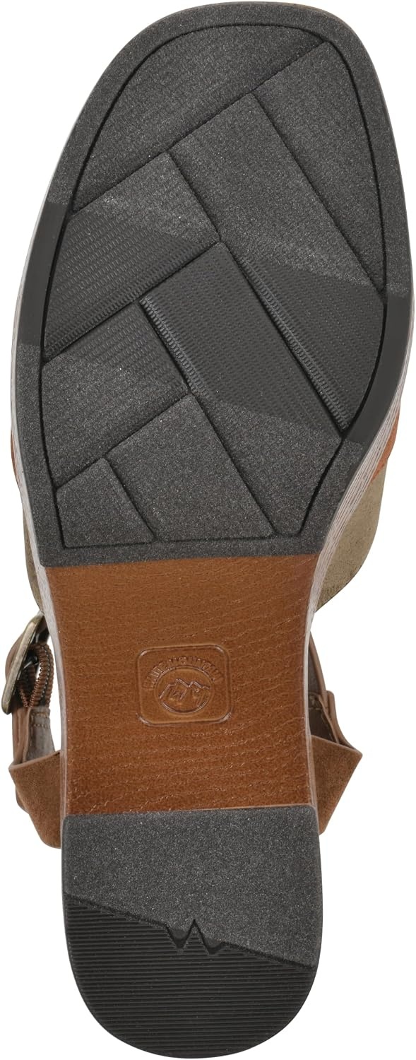 image:imageWHITE MOUNTAIN Womens Barrette Platform SandalPecan Multi Fabric