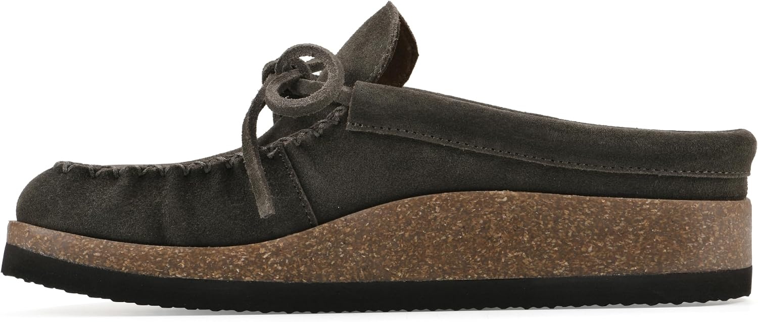 image:imageWHITE MOUNTAIN Womens Bayhead MocToe Footbed ClogArmy Suede