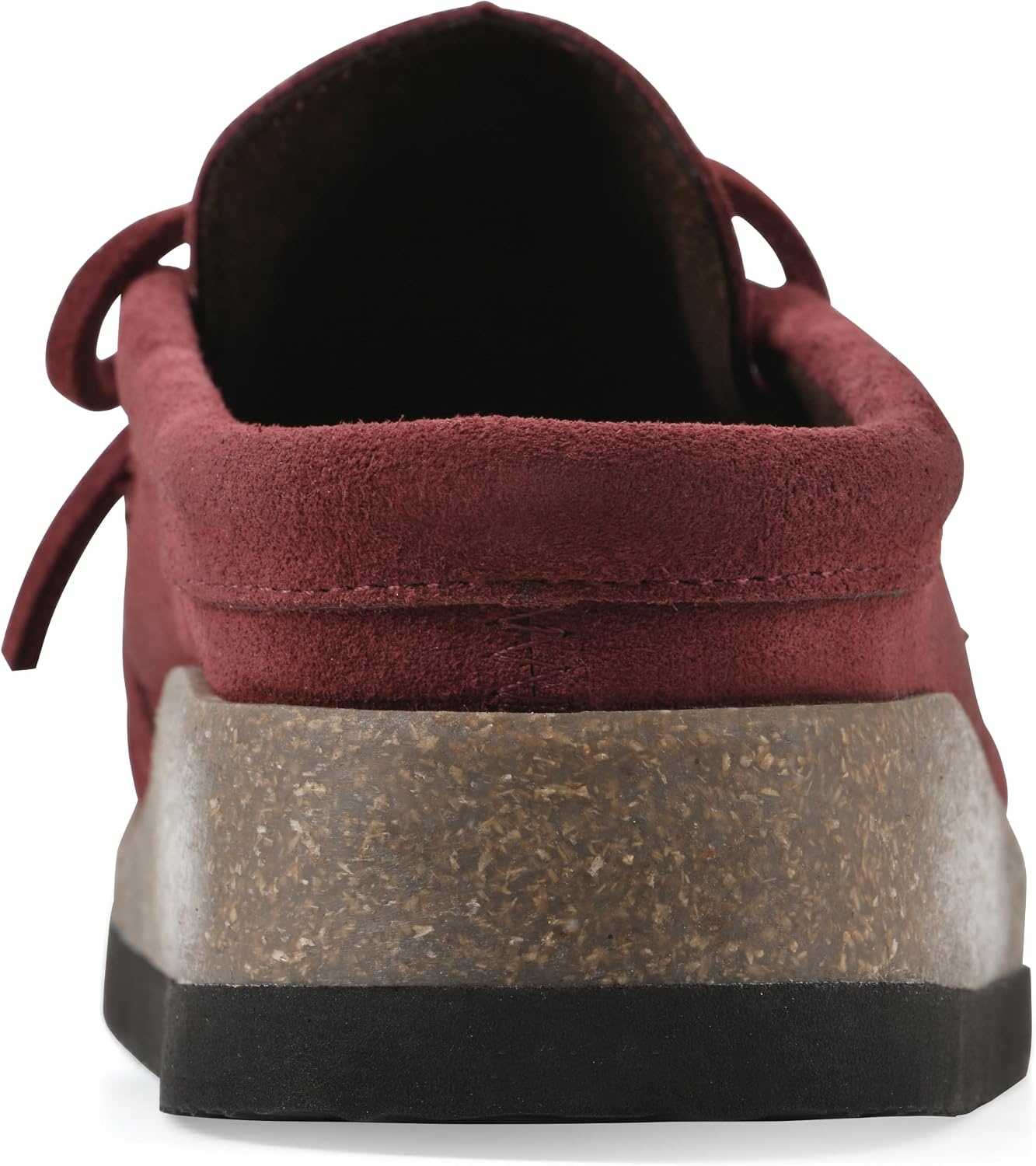 image:imageWHITE MOUNTAIN Womens Bayhead MocToe Footbed ClogBurgundy Suede