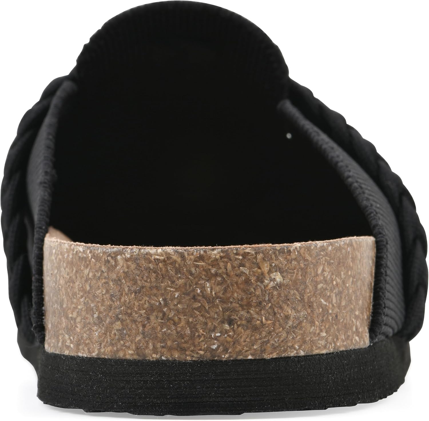 image:imageWHITE MOUNTAIN Womens Bestie Braided Footbed ClogBlack Fabric