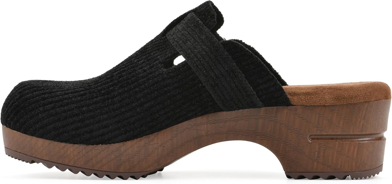 image:imageWHITE MOUNTAIN Womens Bistros Platform ClogBlack Fabric