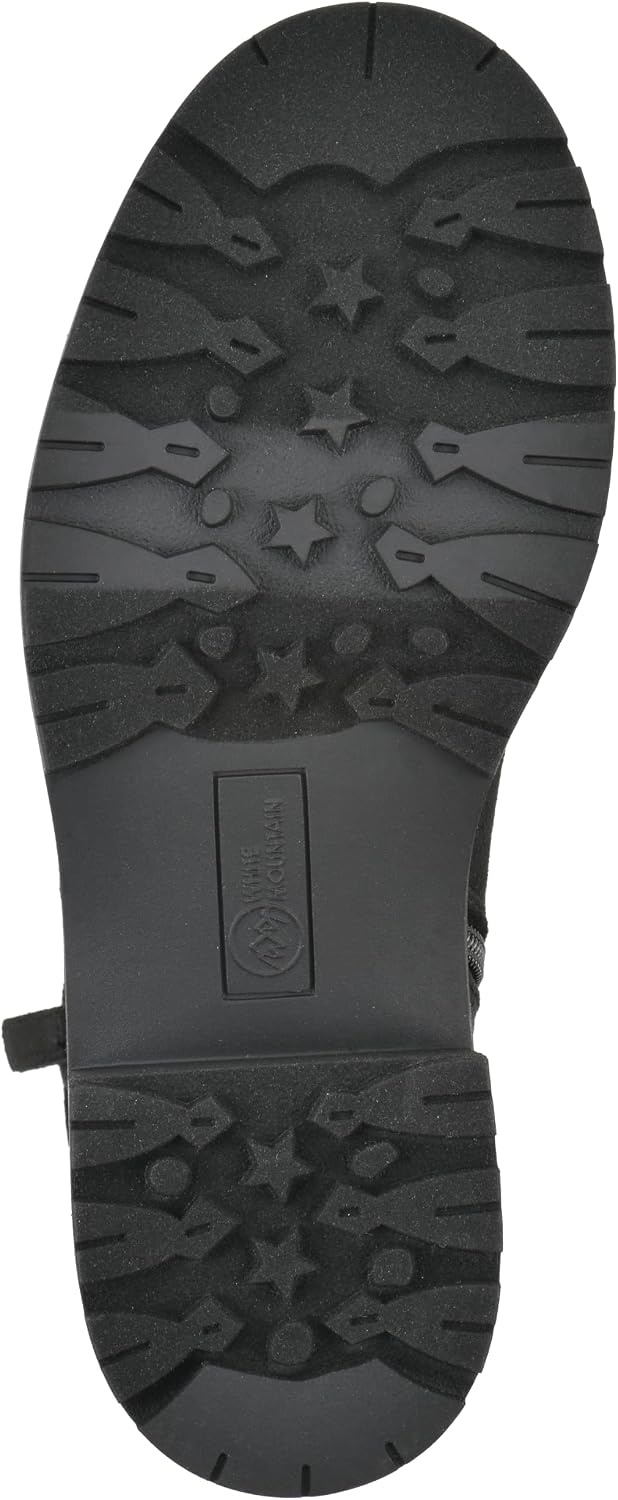 image:imageWHITE MOUNTAIN Womens Bodie Lug Sole BootieBlack Fabric