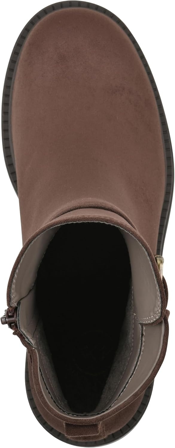 image:imageWHITE MOUNTAIN Womens Bodie Lug Sole BootieBrown Fabric