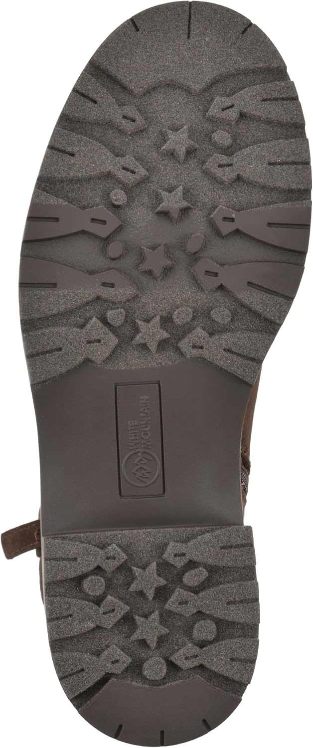 image:imageWHITE MOUNTAIN Womens Bodie Lug Sole BootieBrown Fabric