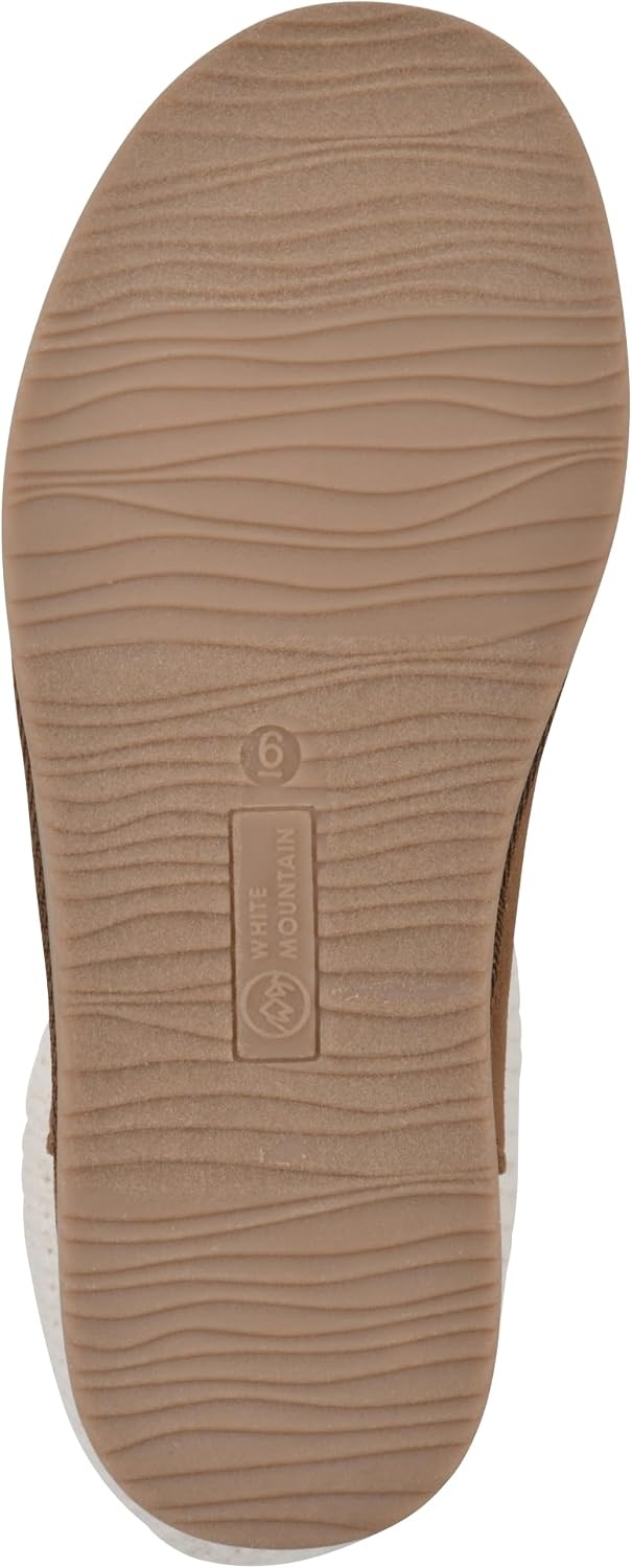 image:imageWHITE MOUNTAIN Womens Brysons FoldOver Sweater BootieDark Chestnut Fabric