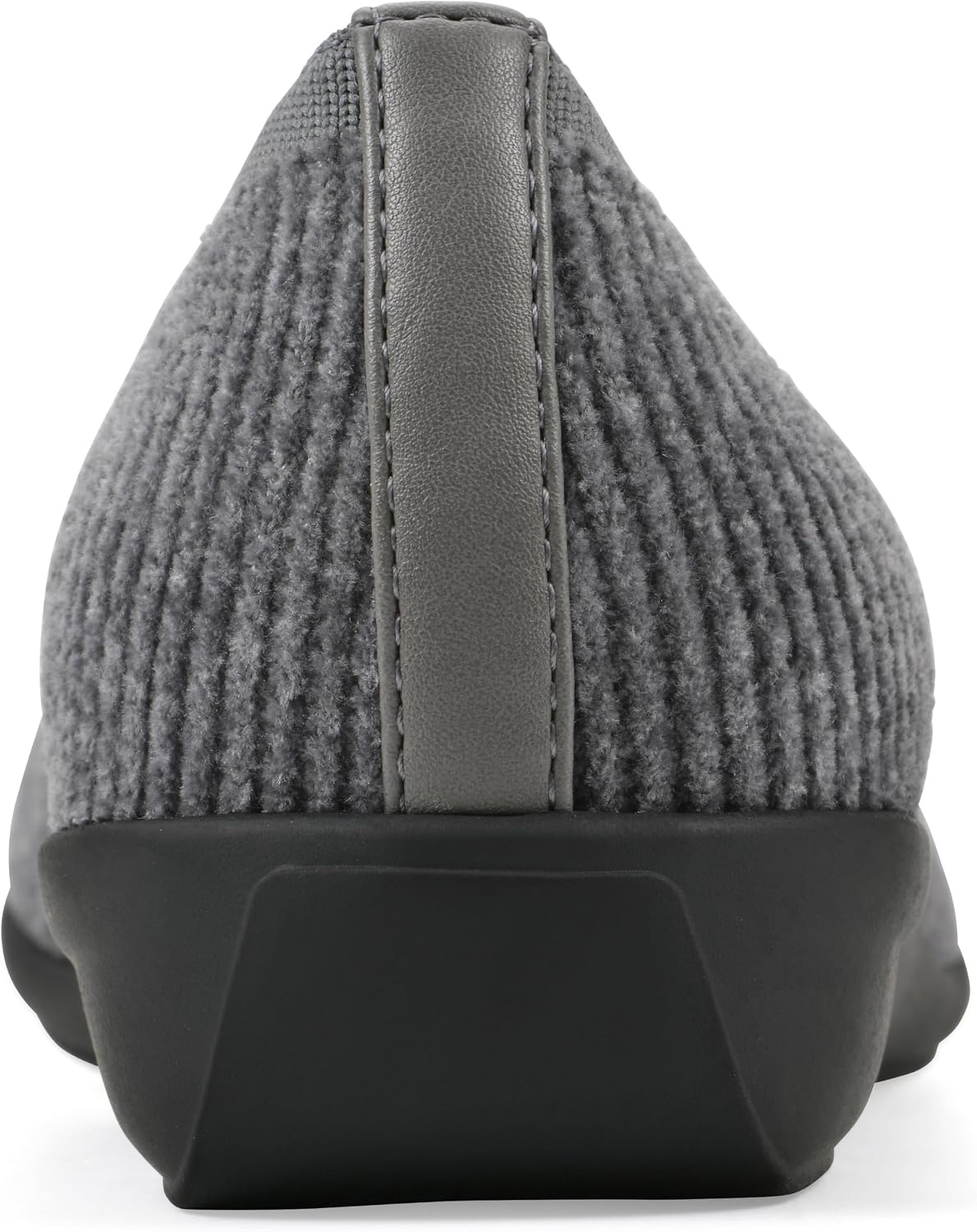 image:imageWHITE MOUNTAIN Womens Florian Knit Ballet FlatBlue Steel Corduroy Fabric