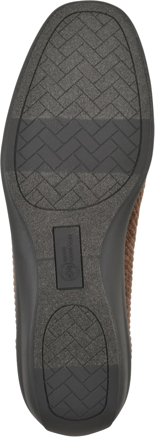 image:imageWHITE MOUNTAIN Womens Florian Knit Ballet FlatCoco Corduroy Fabric