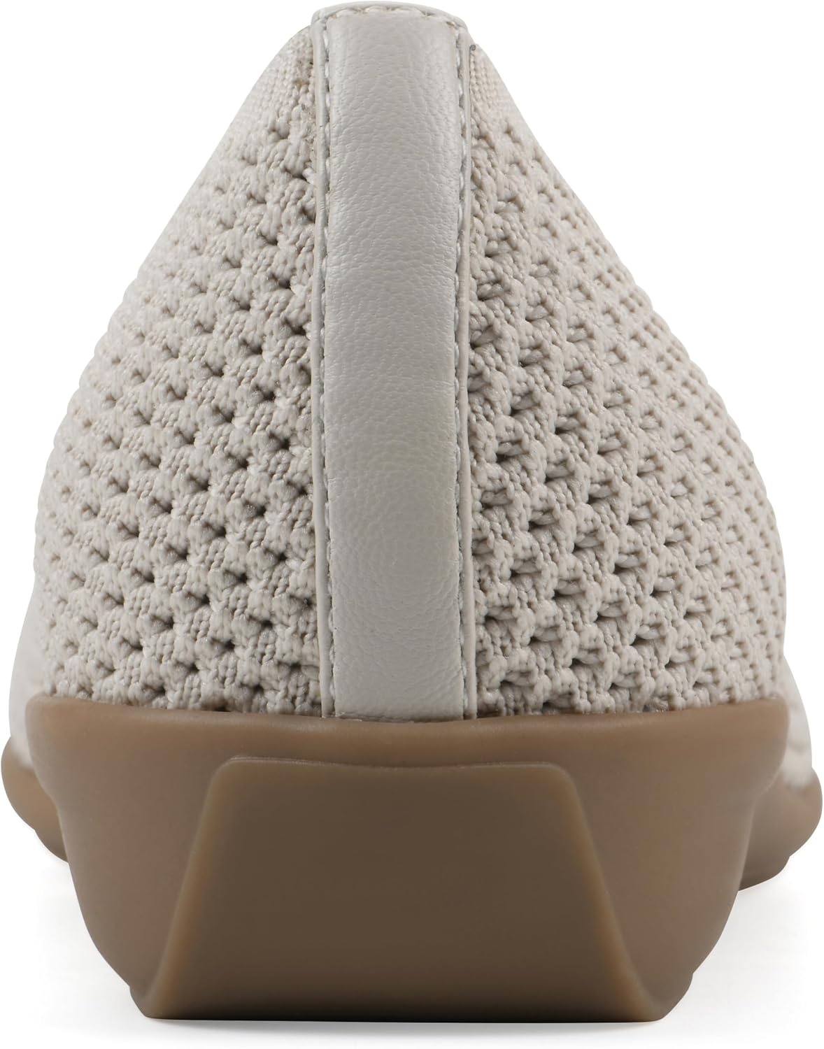 image:imageWHITE MOUNTAIN Womens Florian Knit Ballet FlatCream Fabric