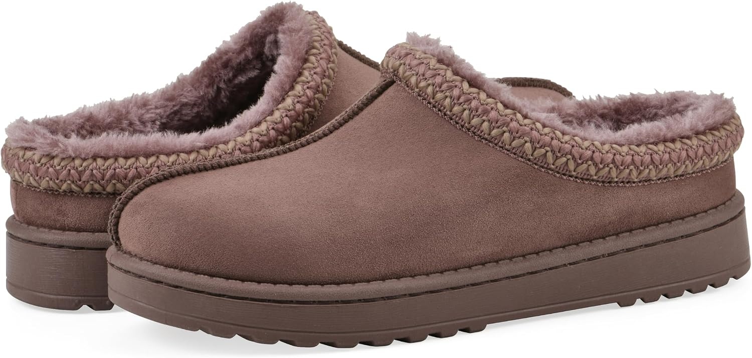 image:imageWHITE MOUNTAIN Womens Icebin Faux Fur Slipper ClogRosewood