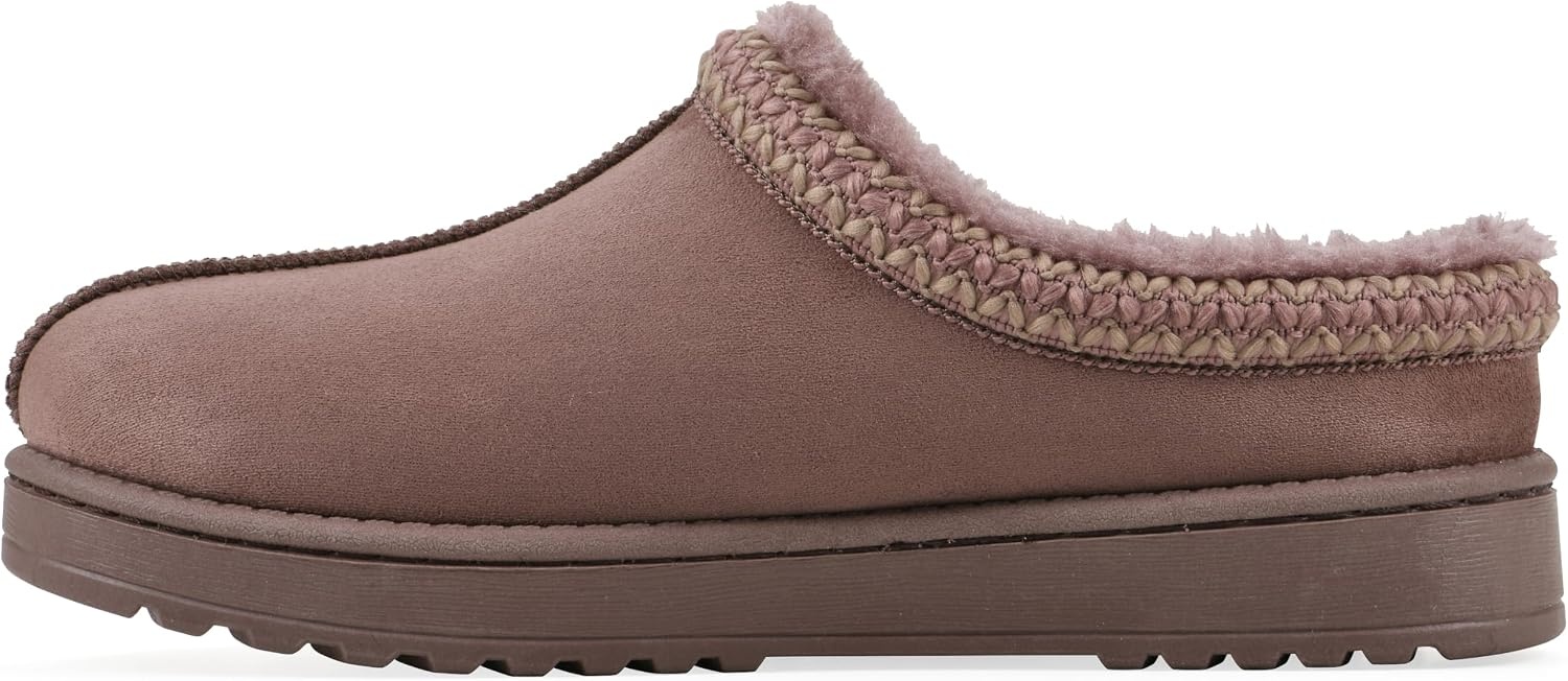 image:imageWHITE MOUNTAIN Womens Icebin Faux Fur Slipper ClogRosewood