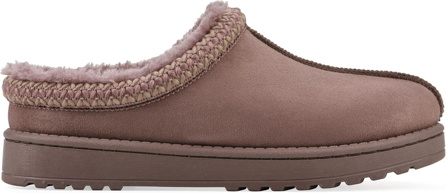 image:imageWHITE MOUNTAIN Womens Icebin Faux Fur Slipper ClogRosewood
