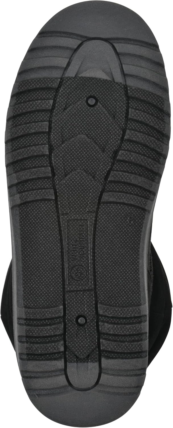 image:imageWHITE MOUNTAIN Womens Icequake Faux FurLined Ruched Mid Shaft BootieBlack
