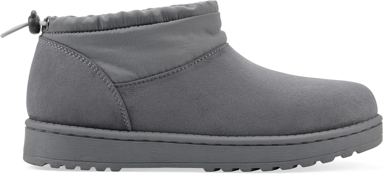 image:imageWHITE MOUNTAIN Womens Idle Faux FurLined Mini BootieBlue Raspberry Fabric